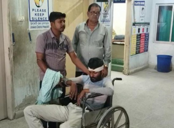 A BJP leader was beaten up in Kailashahar