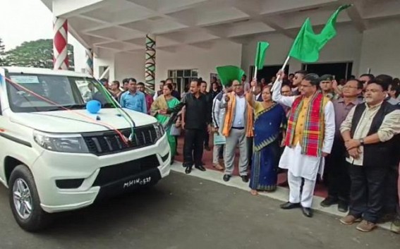 CM Flags off Vehicles for Health Services
