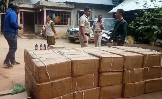 Udaipur Police seized 7,950 cough syrup bottles