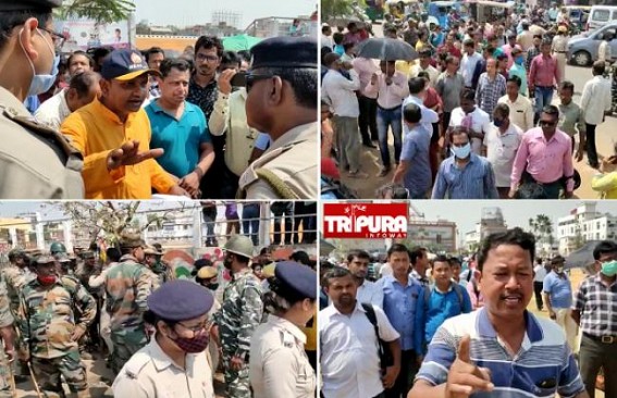 Terminated 10323 Teachers’ Peaceful Protest Obstructed as Police Force Barricaded agitating Teachers at Astabal Stadium: No Green Signal from CM office for about CM's meeting with Terminated Teachers