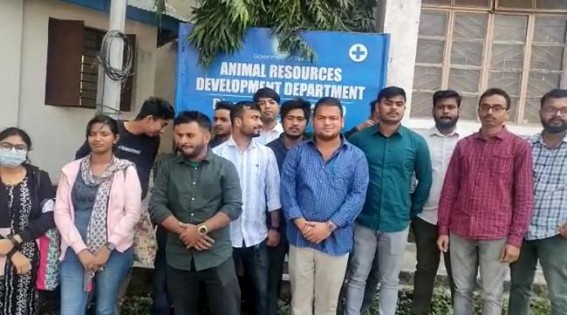 ‘We are Deprived of SU-SASHAN's benefits’ : Said Unemployed Veterinary Doctors