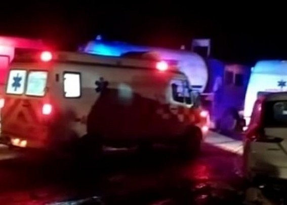 Ambulance is not reaching in Agartala GBP Hospital from Dhalai District in time due to pathetic road of Assam-Agartala NH