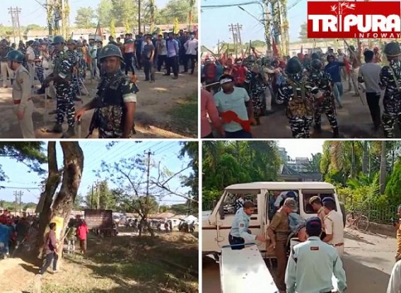 Newton’s 3rd Law in Effect ahead of Tripura Assembly Poll 2023 : CPI-M delivered ‘PALTA’ to BJP goons, Bike Gangs, Bloody Clash erupted among CPI-M and BJP at Beltali, Khowai : At least 10 injured