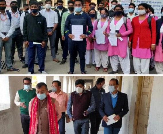 Why Discrimination among Colleges with Online and Offline Exams? Tripura Students Demand 'Equal Rule' for all Colleges' Exam Modes