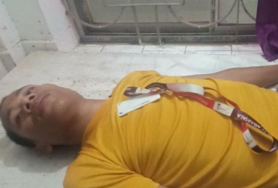 TV Journalist was attacked in South Tripura