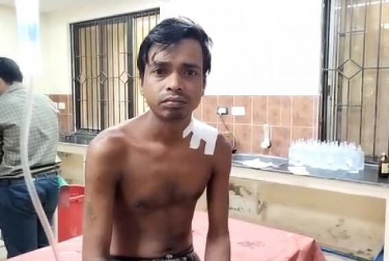 Knife-Attack for Rs. 50 : Young man was stabbed after refusing to return money in Bishalgarh