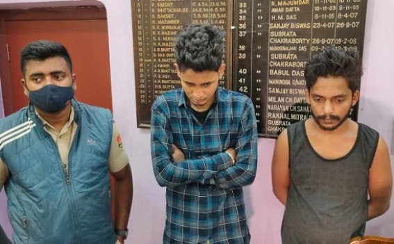 Expanding Drug Empire in Tripura : 2 Drug Smugglers arrested by West Agartala Police with Brown Sugar, Pistol : Where are the Big Heads behind the Rackets? 