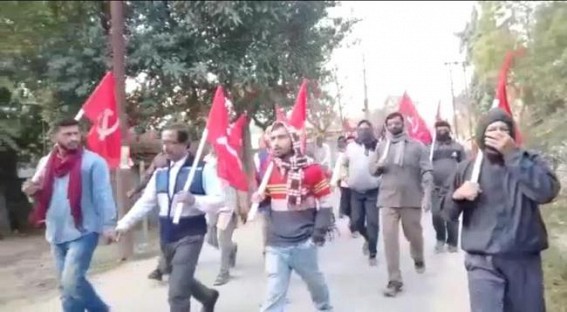 23rd State Conference: With full enthusiasm CPI-M organized a rally in Akhaura area