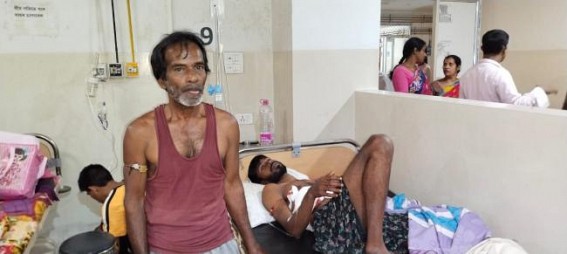 A 25 year old man was stabbed with sharp weapon by his paternal brother, Banikya Chowmuhani