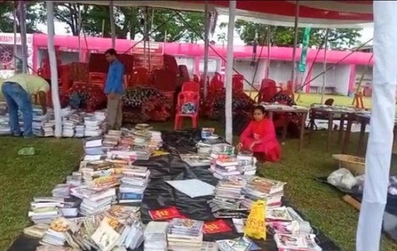 Udaipur Book Fair was Affected by Nor'westers storm, Officials visited the fairground