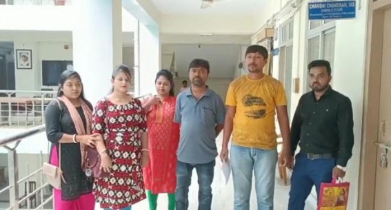 TET qualified candidates placed deputation to Education Director demanding recruitment of all TET qualified candidates at a time