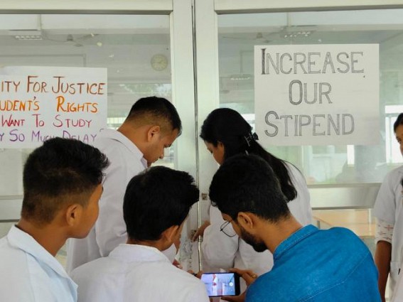 Veterinary intern doctors withdrew their protest, they will repeat their protest if their demands are not met