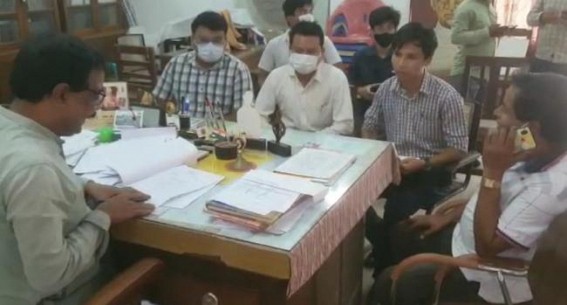 Over teacher crisis, Drinking water crisis and raising various other issues TSU Central Committee placed deputation to the Head teacher of Bodhjungnagar School