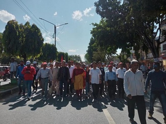 CPI-M organized a massive rally in Teliamura