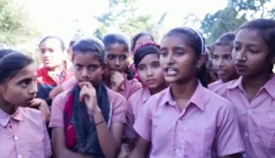 Mid-Day Meal is being cooked with Polluted water : Students of North Kalagangerpar SB School protested along with their parents