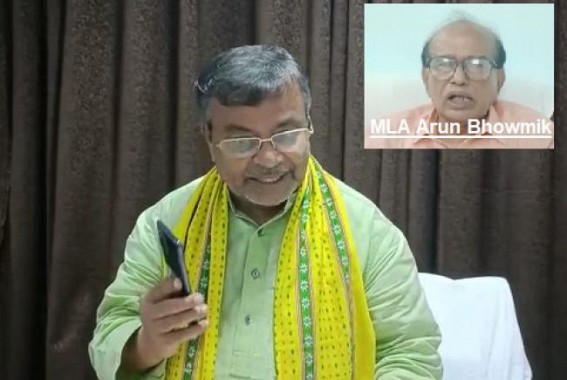 Tripura BJP’s Infighting: Ratan Lal Nath refused to Comment on BJP MLA Arun Bhomwik’s remark against him, Requested Party to take care of the MLA’s Pains !