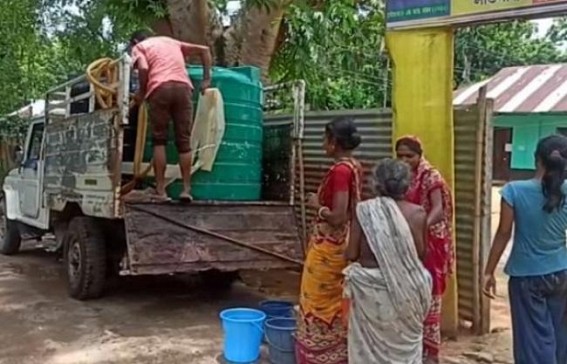Hira Era: Locals of Laugang area in Belonia are reeling under Severe Water crisis