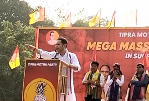 ‘Only Tipra Motha can Protect you from BJP's Hit ! Not CPM and Congress’ : Pradyot Manikya told Opposition Workers appealing them to Join Tipra Motha