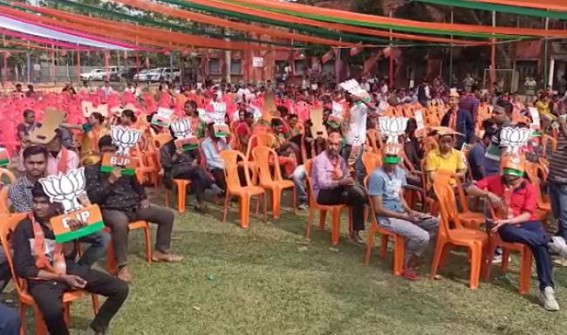 Rajnath Singh, Adiyanath Yogi’s FLOP-Rallies in Tripura ahead of Assembly Poll