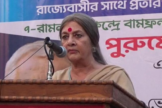 Brinda Karat calls BJP MLA Surajit Datta a ‘Mafia MLA’