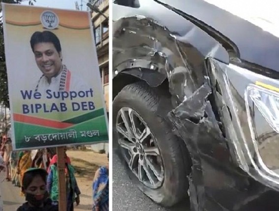 Ex-CM Biplab Deb Narrowly Escaped Death in Haryana