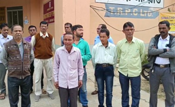 Tripura Rehabilitation Corporation Limited  Employees Demand Pending DA : Misbehaviour by Officer