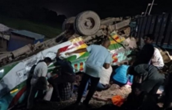 6 killed, over 50 injured in road accident in MP's Sidhi 