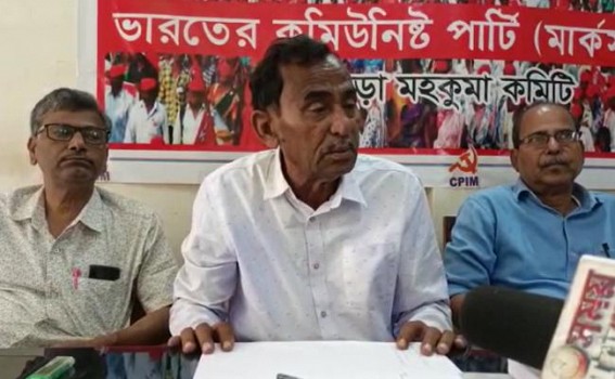 'Criminals turned BJP leaders in Sonamura', alleged CPI-M