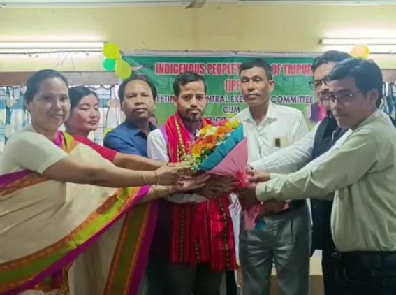 IPFT felicitates Minister Sukla Charan Noatia