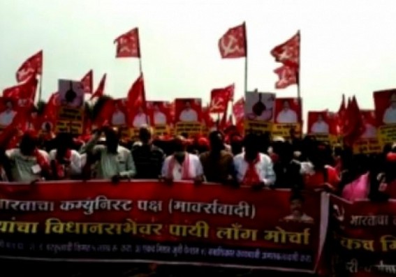 Nashik farmer dies during 'long march' halt in Maha's Thane