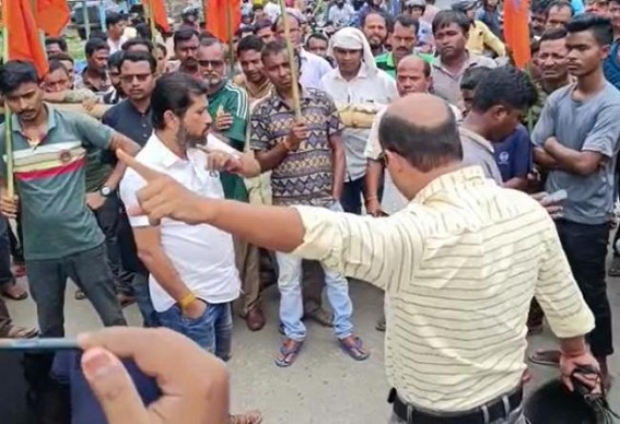BJP Vs. BJP : BMS Blocked National Highway in Chandrapur