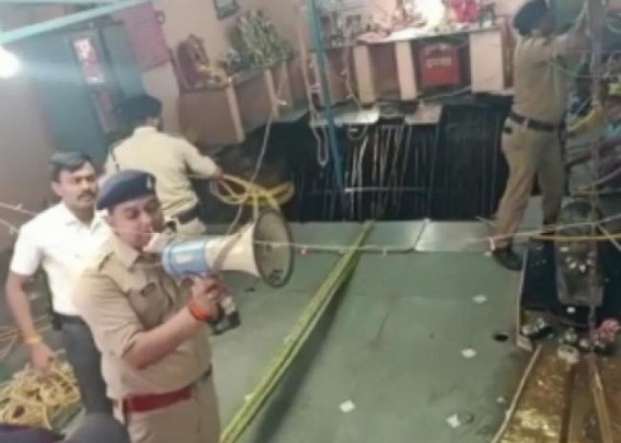 Stepwell collapses in Indore, 10 rescued