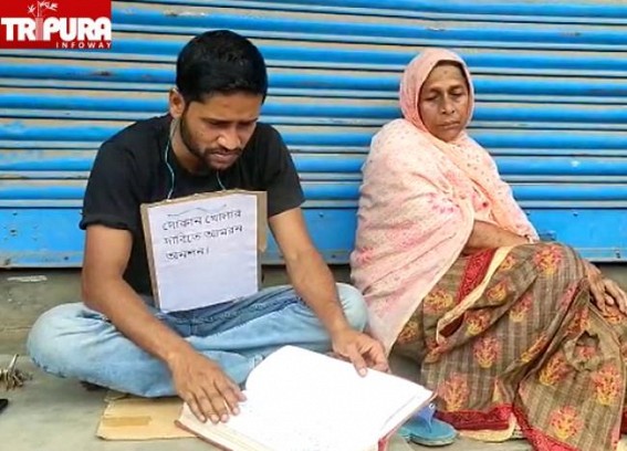 BJP former Minority Morcha leader begins Hunger Strike protesting Unbearable Attacks by BJP workers