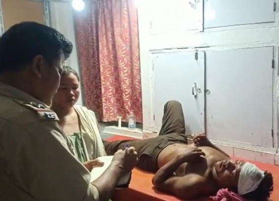 Man allegedly was assaulted by police personnel filed a case at Belonia PS