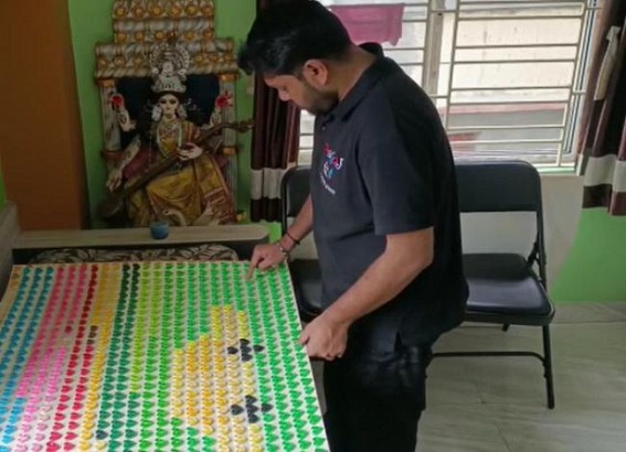Tripura man prepares to register his name in Guinness World Records Book