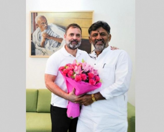 Rahul Gandhi called me and asked to work together: K'taka Dy CM designate Shivakumar