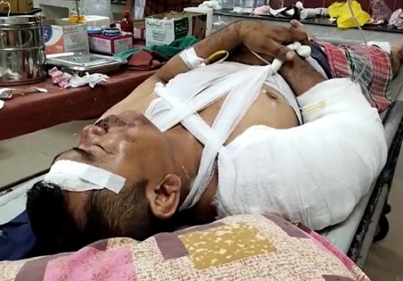 Traffic Police Official critical in Road Accident
