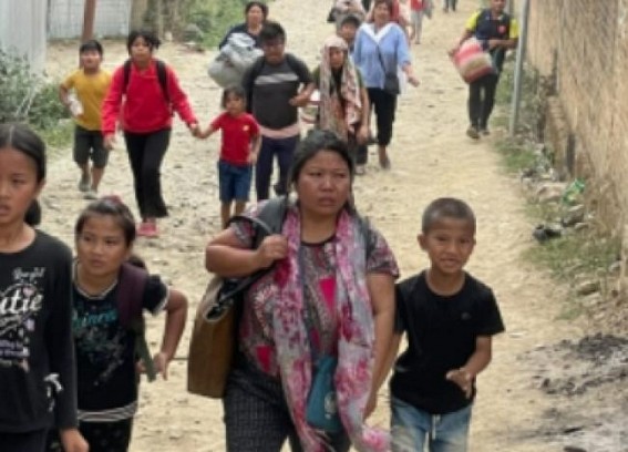 Over 10,700 people from violence-hit Manipur take shelter in Mizoram, Assam
