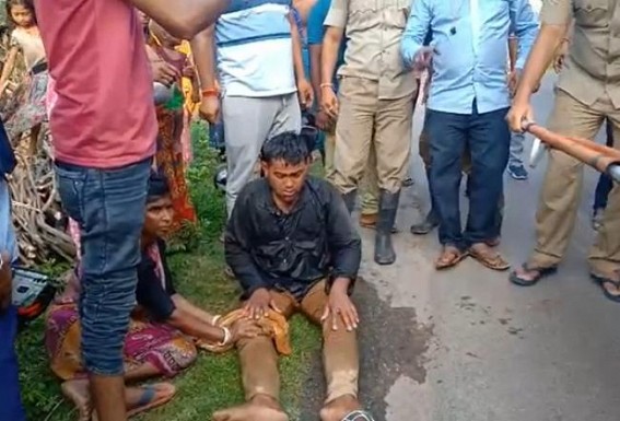 Road Accident in Udaipur-Amarpur Road : Rider was Returning home after Purchasing new Scooty