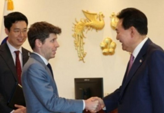 S.Korean President, OpenAI CEO discuss ways to boost AI cooperation