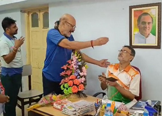Tripura Congress celebrates as Party gets new State President