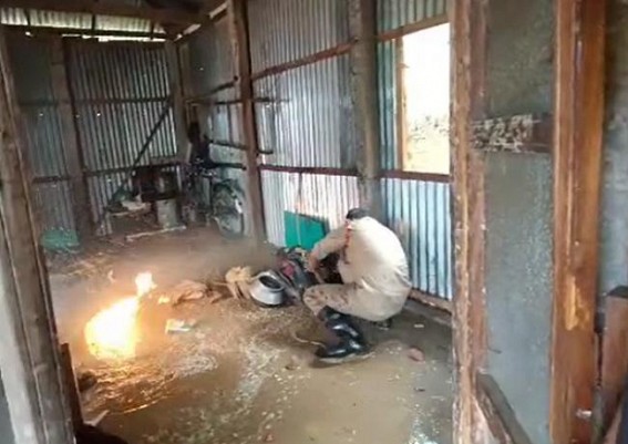 Sudden Fire triggered Panic in Teliamura