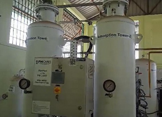 Teliamura Hospital’s Oxygen Plant Non-Functional : No Step by Health Dept even after CMO’s Complaint