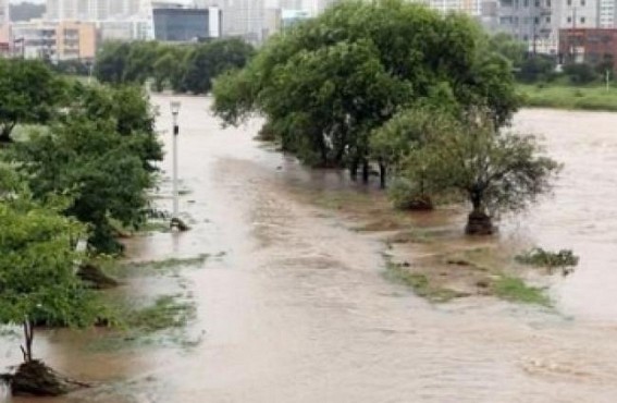 Heavy rainfall batters S.Korea