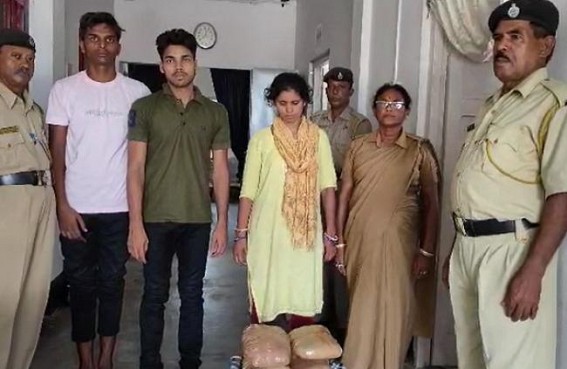Ganja Recovered in Two Express Trains in Agartala