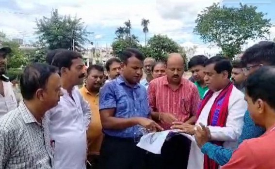 Battala Roadside areas Vacated by AMC : Claims ‘No Water Logging after Project Completion