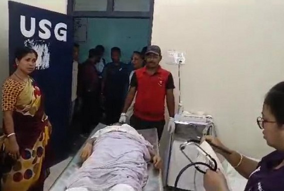 Woman Died after a Fuel Tank hit her in Teliamura