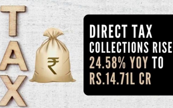 Direct tax collections rise 15% to Rs 5.17 lakh crore in 2023-24