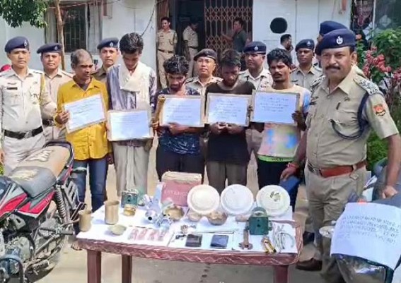 Theft-Racket Busted by East Agartala Police : 5 Arrested so far