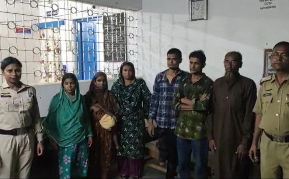 9 Bangladeshi Arrested in Dharmanagar, North Tripura : Broker helped them to Enter Tripura via Belonia in Exchange for Rs, 7,000 for each person